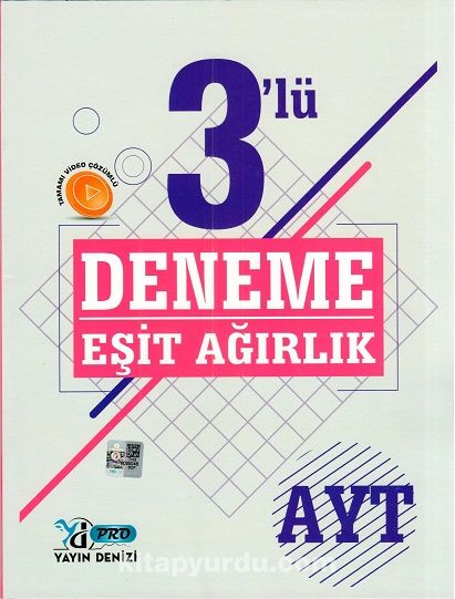 AYT Eşit Ağırlık 3'lü Pro Deneme