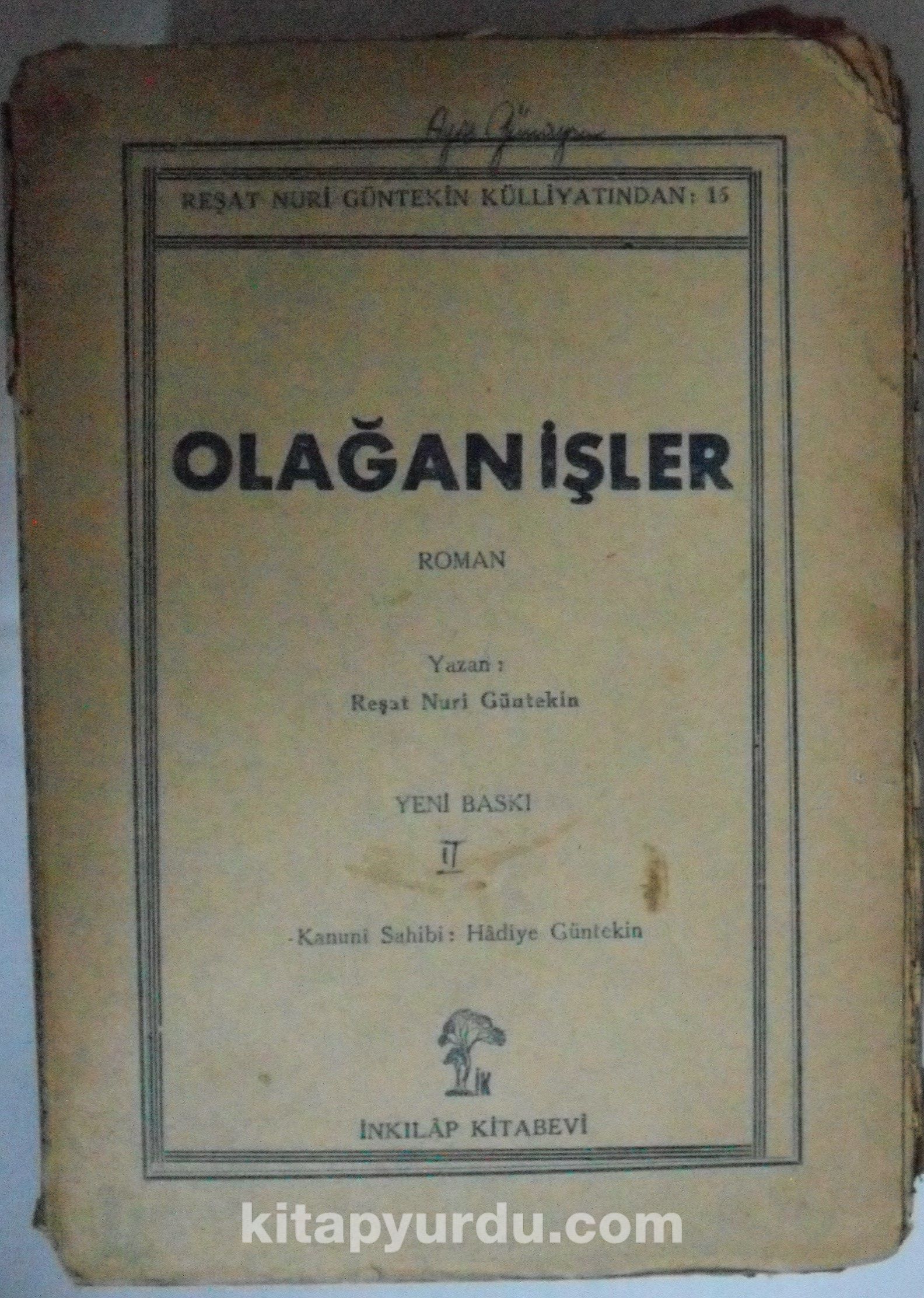 Olağan İşler Kod: 5-F-46