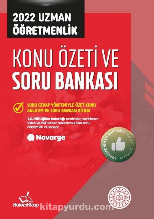 2022 Uzman Öğretmenlik Konu Özeti ve Soru Bankası