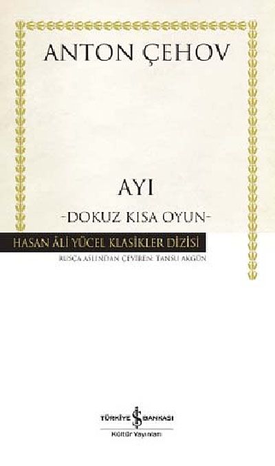 Ayı (Karton Kapak) & Dokuz Kısa Oyun