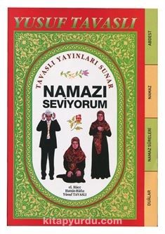 Namazı Seviyorum Abdest Namaz Sureleri Duaları (Kitap Boy) (Kod: B19)