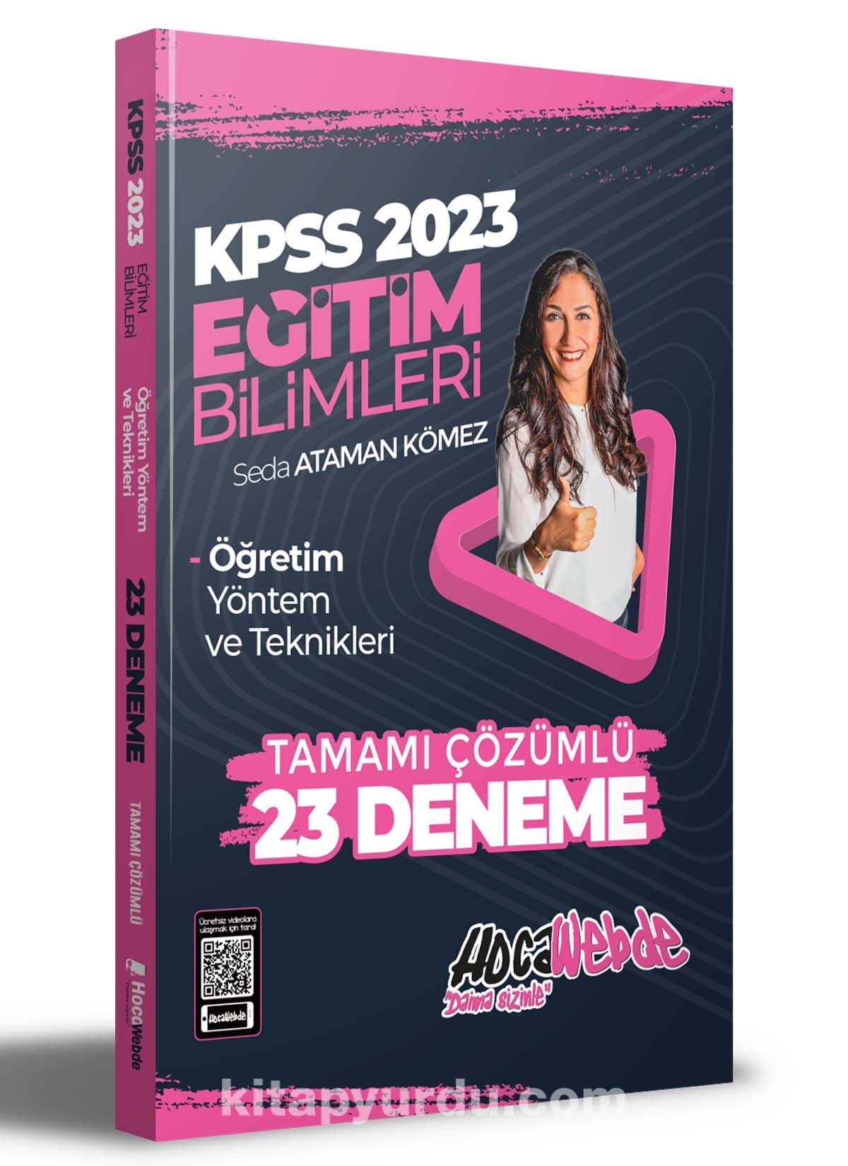 2023 KPSS Eğitim Bilimleri Öğretim Yöntem ve Teknikleri Tamamı Çözümlü 23 Deneme Sınavı