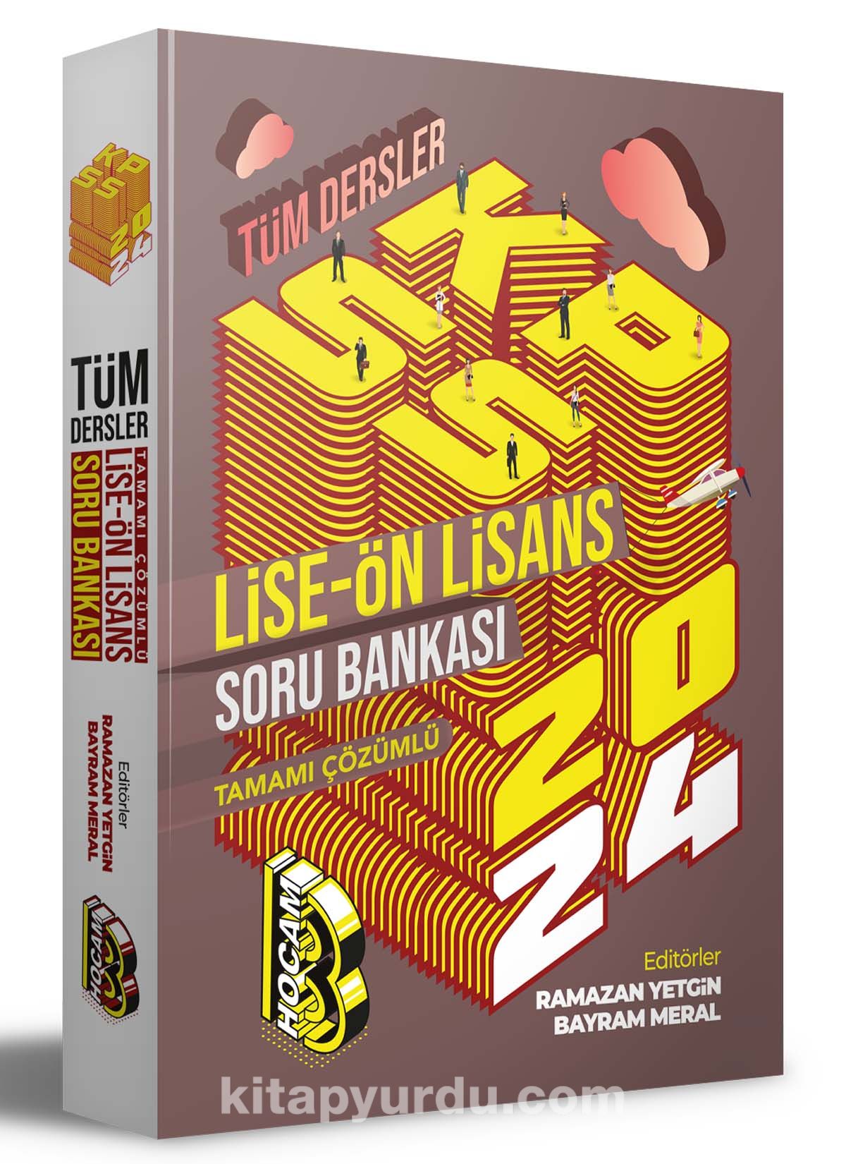 2024 KPSS Lise Ön Lisans Tüm Dersler Tamamı Çözümlü Soru Bankası