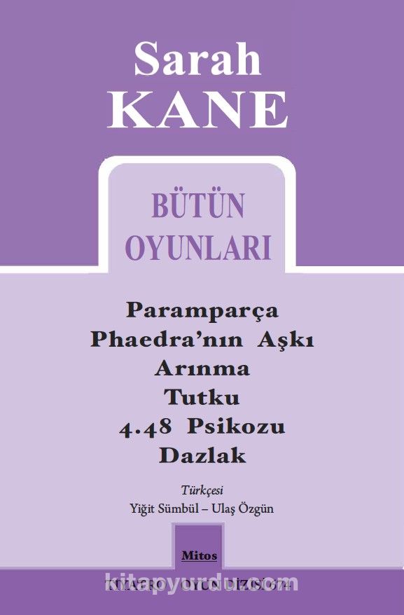 Sarah Kane Bütün Oyunları