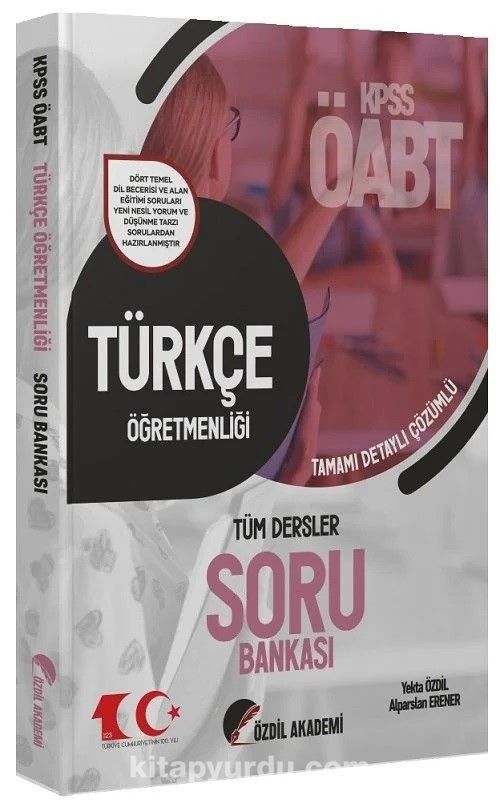 2023 ÖABT Türkçe Öğretmenliği Soru Bankası Çözümlü