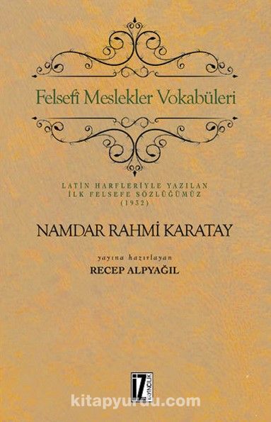 Felsefi Meslekler Vokabüleri