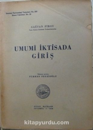 Umumi İktisada Giriş/ 11-H-1