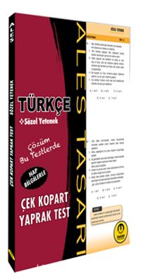 ALES Türkçe Çek Kopart Yaprak Test