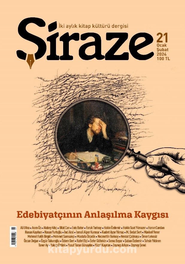 Şiraze İki Aylık Kitap Kültürü Dergisi Sayı: 21 Ocak-Şubat 2024