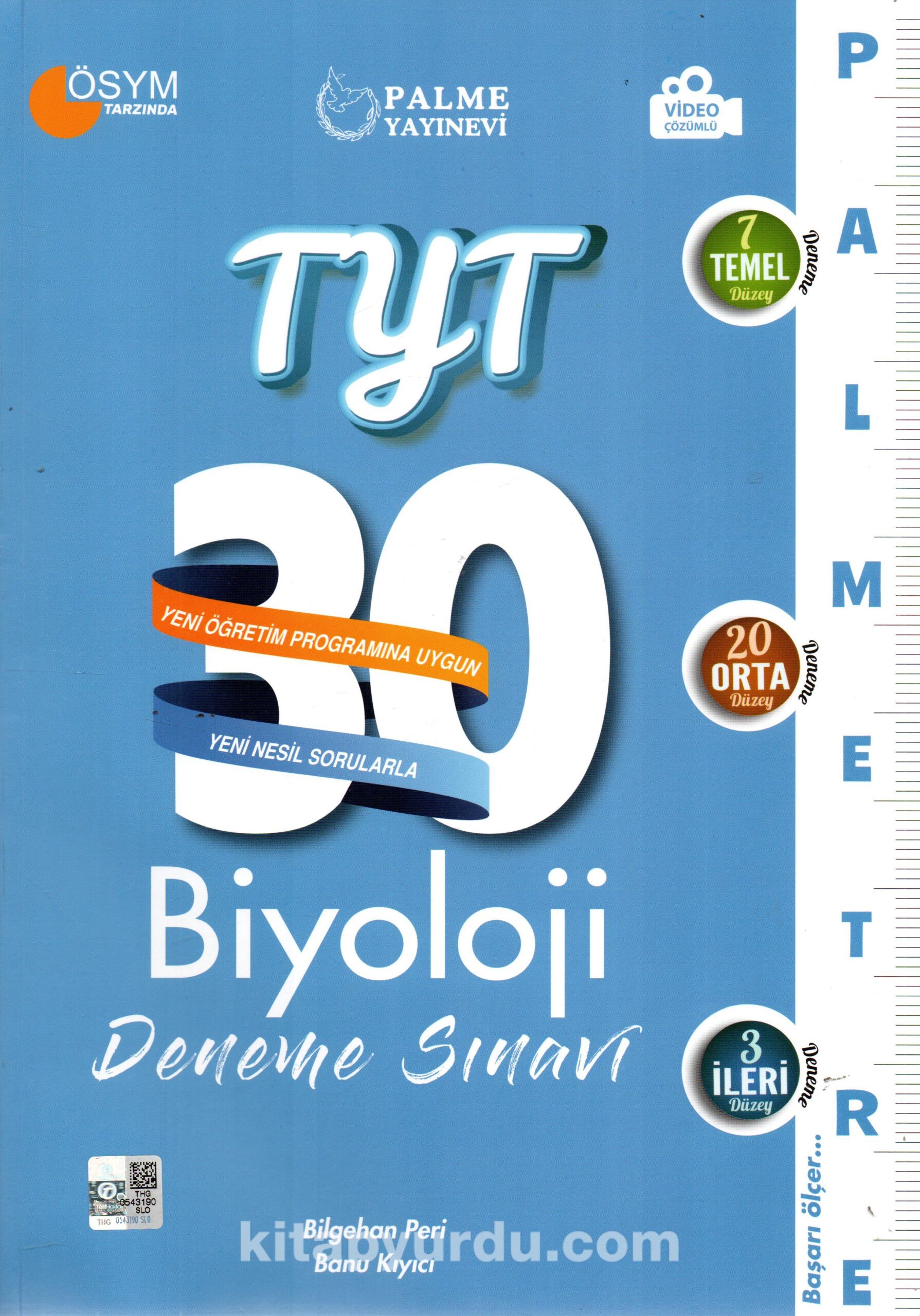 TYT Biyoloji Palmetre 30'lu Deneme Sınavı