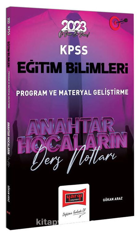 2023 KPSS Eğitim Bilimleri Anahtar Hocaların Program Geliştirme Ders Notları