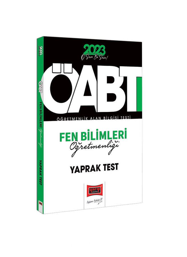 2023 KPSS ÖABT Fen Bilimleri Öğretmenliği Çek Kopart Yaprak Test