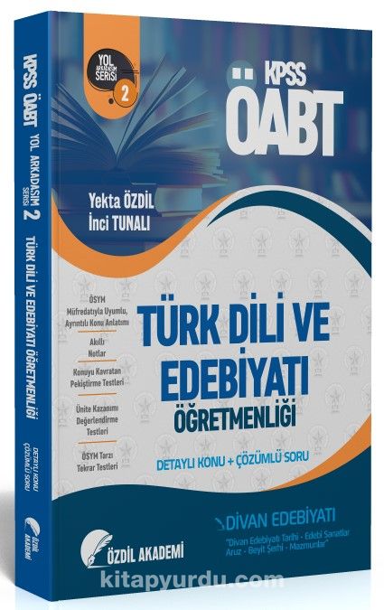 ÖABT Türk Dili ve Edebiyatı 2. Kitap Divan Edebiyatı Konu Anlatımlı Soru Bankası