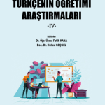 Yabancı Dil Olarak Türkçenin Öğretimi Araştırmaları IV