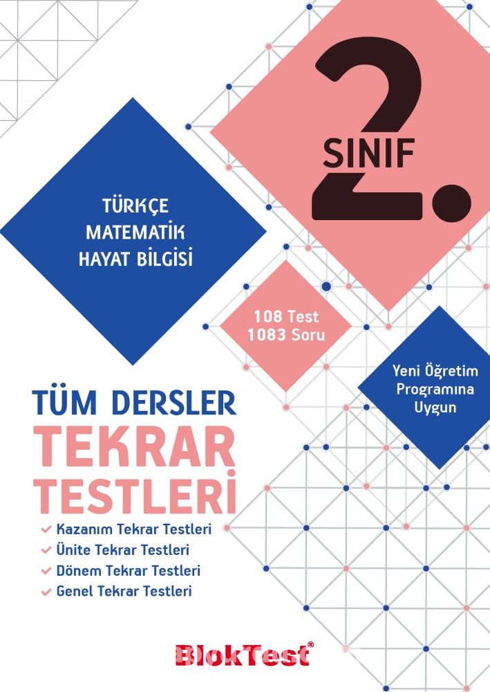 2. Sınıf Tüm Dersler Tekrar Testleri