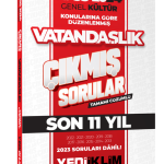 2024 KPSS Genel Kültür Lisans Vatandaşlık Konularına Göre Tamamı Çözümlü Çıkmış Sorular