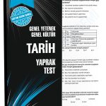 2024 KPSS Genel Yetenek Genel Kültür Tarih Yaprak Test