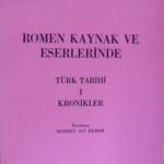 Romen Kaynak ve Eserlerinde Türk Tarihi I Kronikler 13-Z-27