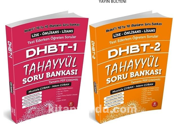 DHBT 1-2 Soru Bankası Çözümlü Set