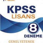 KPSS Lisans Genel Yetenek - Genel Kültür 8 Deneme