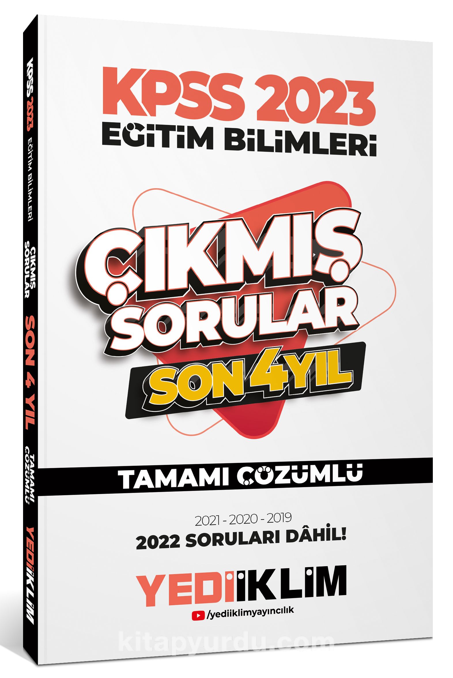 2023 KPSS Eğitim Bilimleri Son 4 Yıl Tamamı Çözümlü Çıkmış Sorular