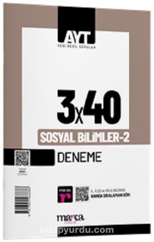 2025 AYT Sosyal Bilimler -2 3x40 Deneme