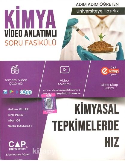 Üniversiteye Hazırlık Kimya Kimyasal Tepkimelerde Hız Konu Anlatımlı Soru Fasikülü