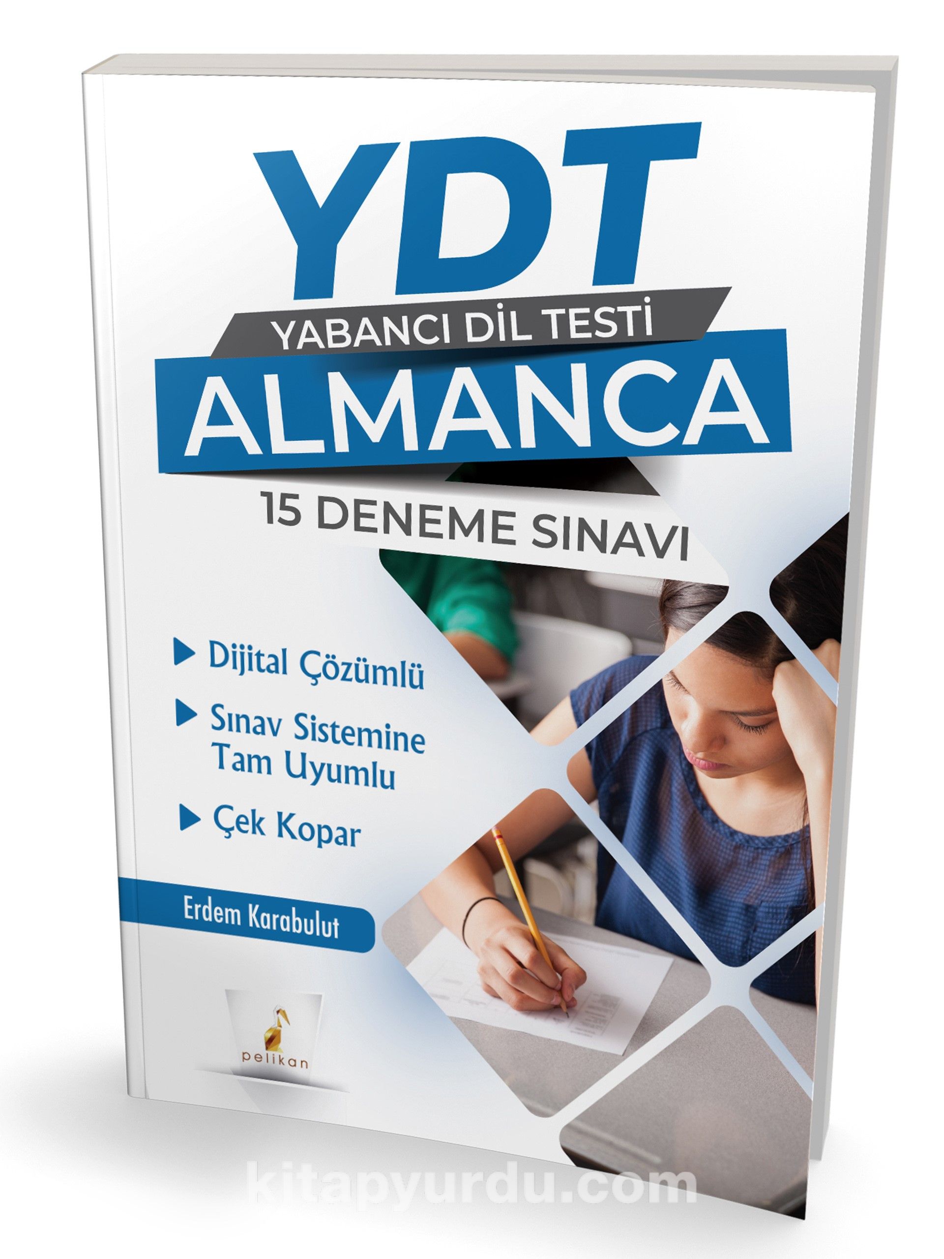 YDT Almanca Dijital Çözümlü 15 Deneme Sınavı Çek Kopar